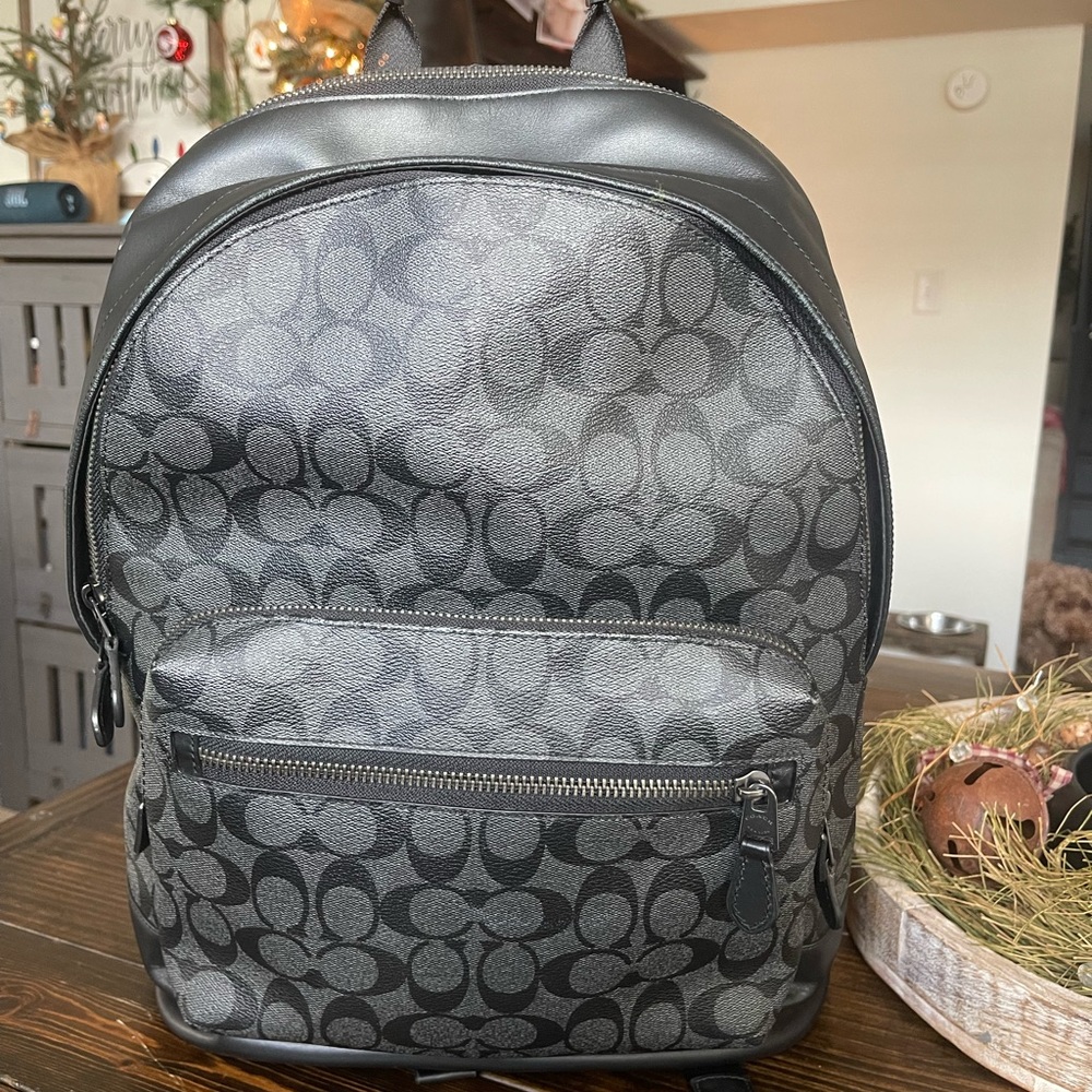 West Backpack in Signature Canvas